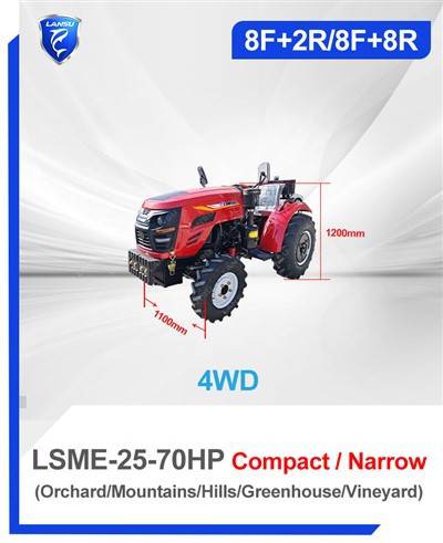 미니 유틸리티 트랙터 콤팩트한 4륜 잔디 및 소형 농경용 트랙터